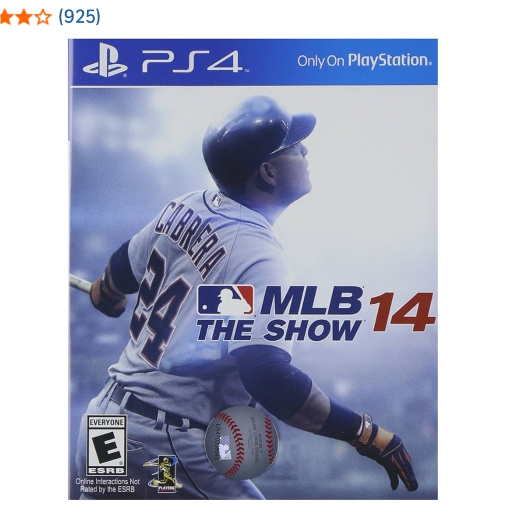 Sony MLB 14: The Show PS4 - Blue and White